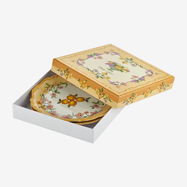 Turuncu Seramik Kahvaltı Tabağı 21,5 Cm Il Sogno Collection by Chiara Alessi