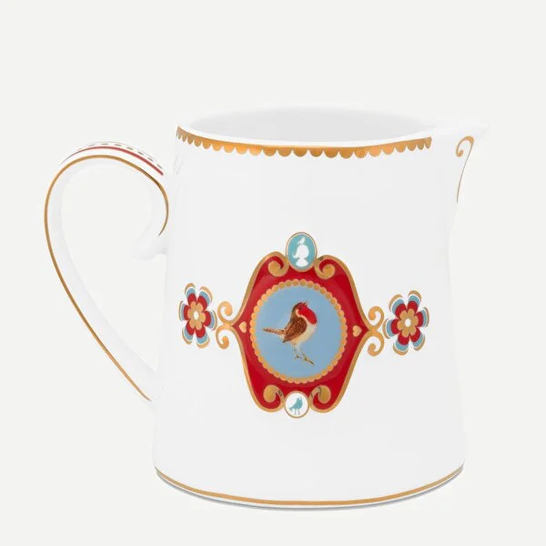 Beyaz Porselen Sütlük 270 Ml Love Birds Collection by Pip Studio
