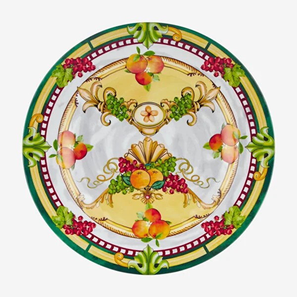 Sarı Melamin Yemek Tabağı 28 Cm Carpe Diem Collection by Chiara Alessi