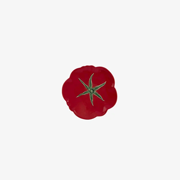 Kırmızı Seramik Kahvaltı Tabağı 21 Cm Tomato Collection by Bordallo Pinheiro