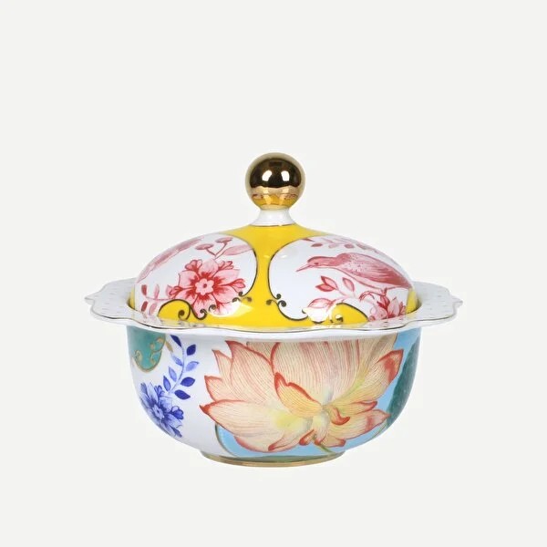 Sarı Pembe Porselen Şekerlik 235 Ml Royal Collection by Pip Studio
