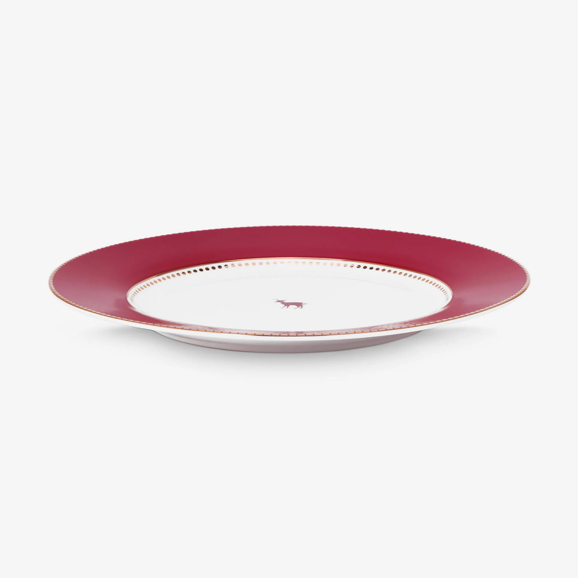 Kırmızı Porselen Yemek Tabağı 26,5 Cm Love Birds Collection by Pip Studio