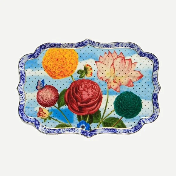 Mavi Porselen Tepsi 26 Cm Royal Collection by Pip Studio