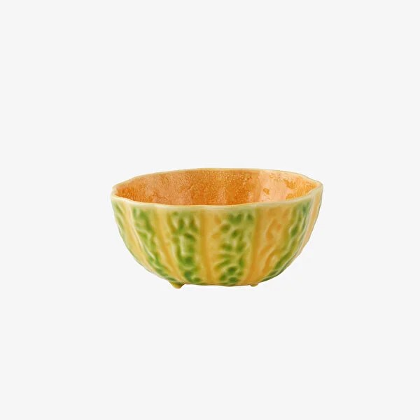 Sarı Seramik Servis Kasesi 16 Cm Pumpkin Collection by Bordallo Pinheiro