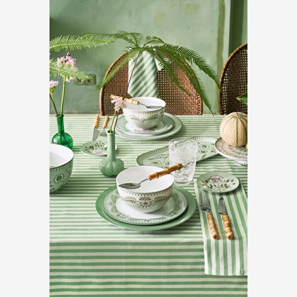 Yeşil Porselen Kase 12 Cm Lily & Lotus Collection by Pip Studio