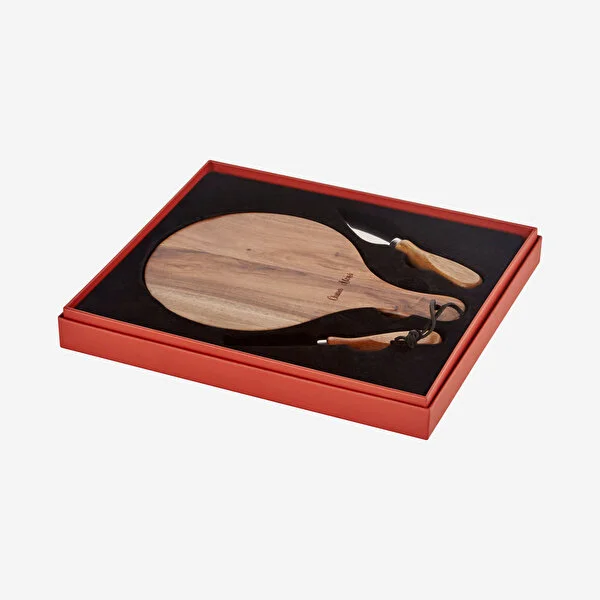 Kahverengi Ahşap Peynir Sunum Tabağı Acacia Elegance Collection by Chiara Alessi