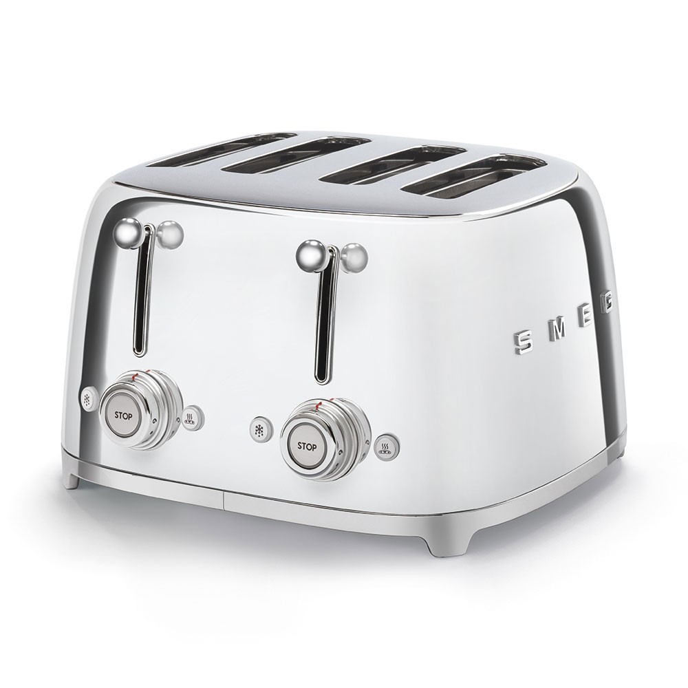 SMEG Retro Serisi Çelik 4X1 Ekmek Kızartma Toaster