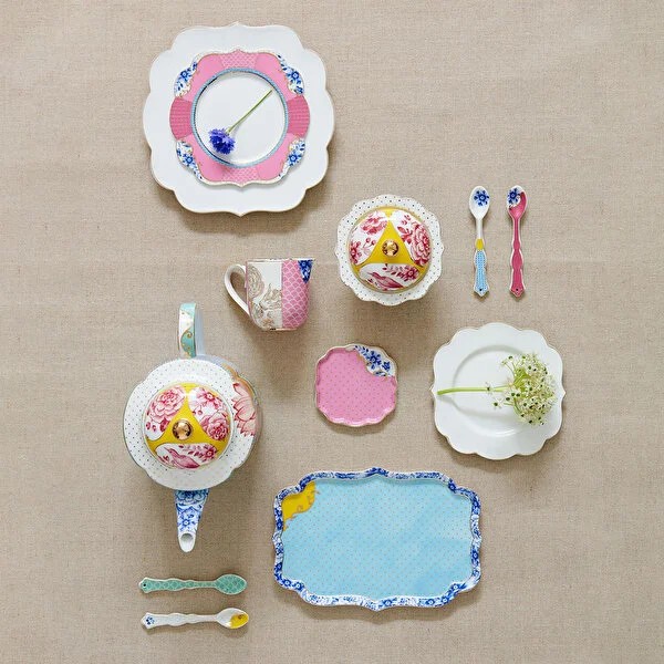 Sarı Pembe Porselen Şekerlik 235 Ml Royal Collection by Pip Studio