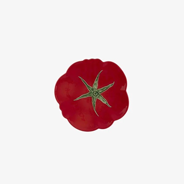 Kırmızı Seramik Yemek Tabağı 29 Cm Tomato Collection by Bordallo Pinheiro