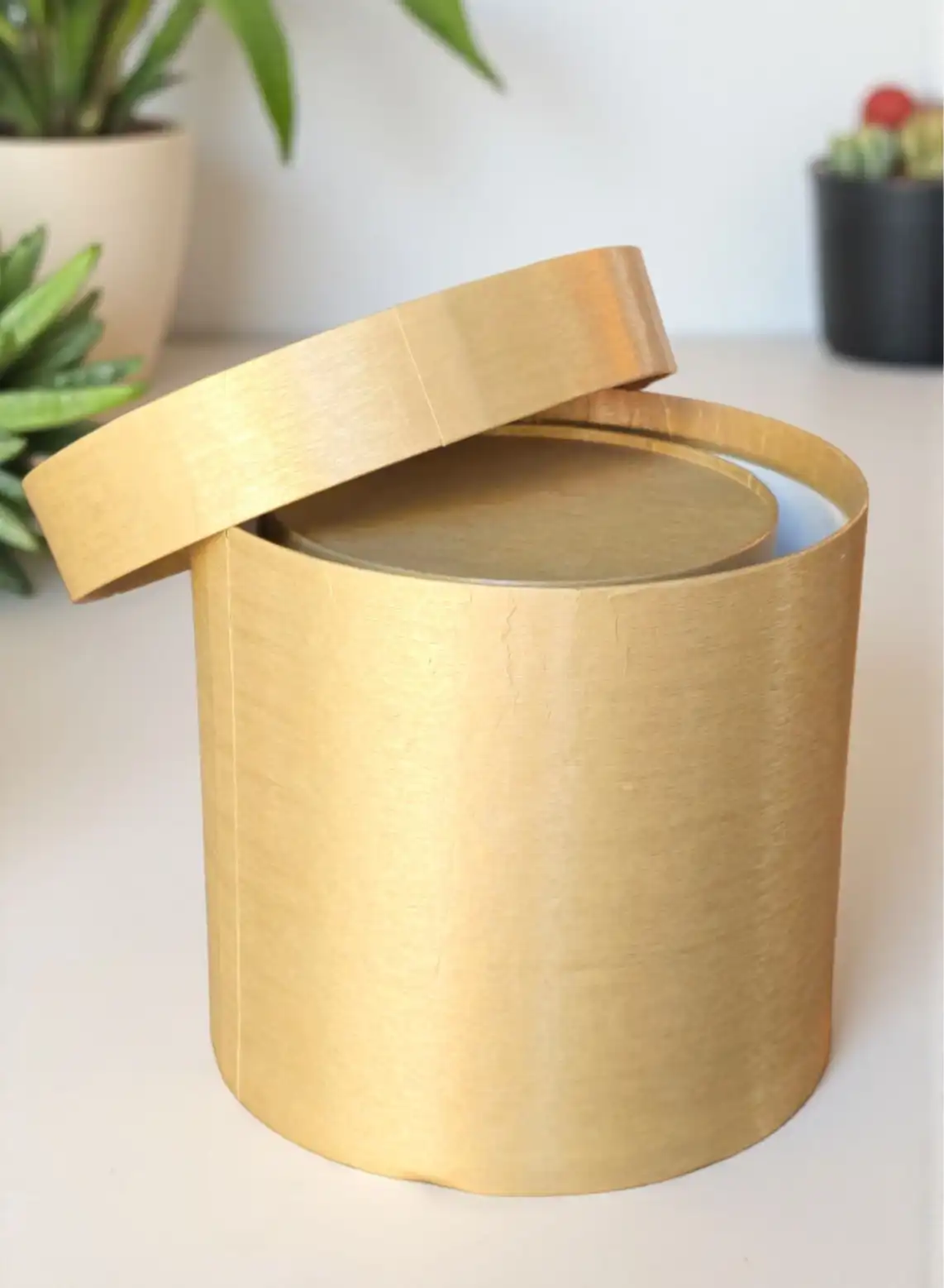 20 Çap 2li Cilt Bezli Kutu - Parlak Gold