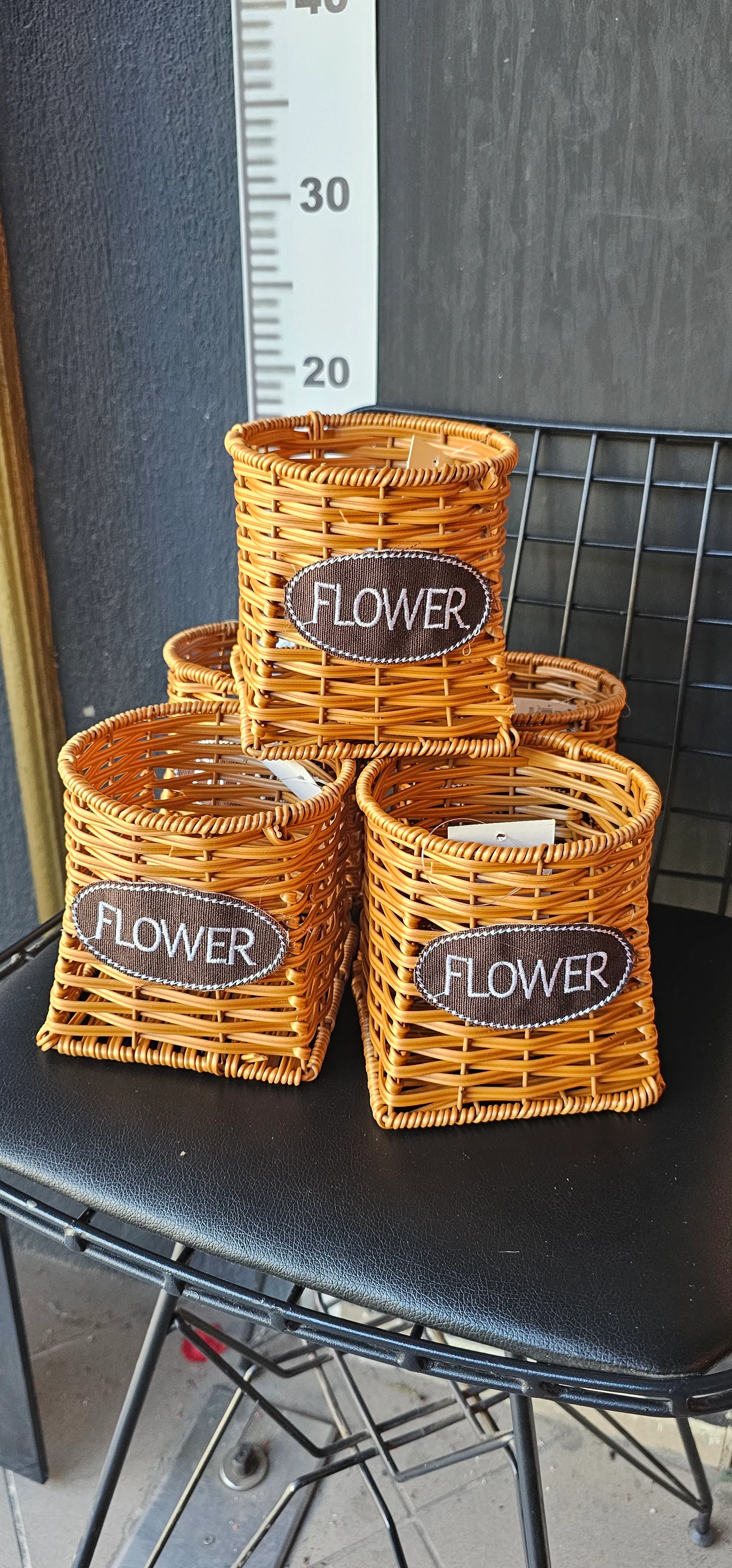 FLOWER hasır sepet no3 (ADET)