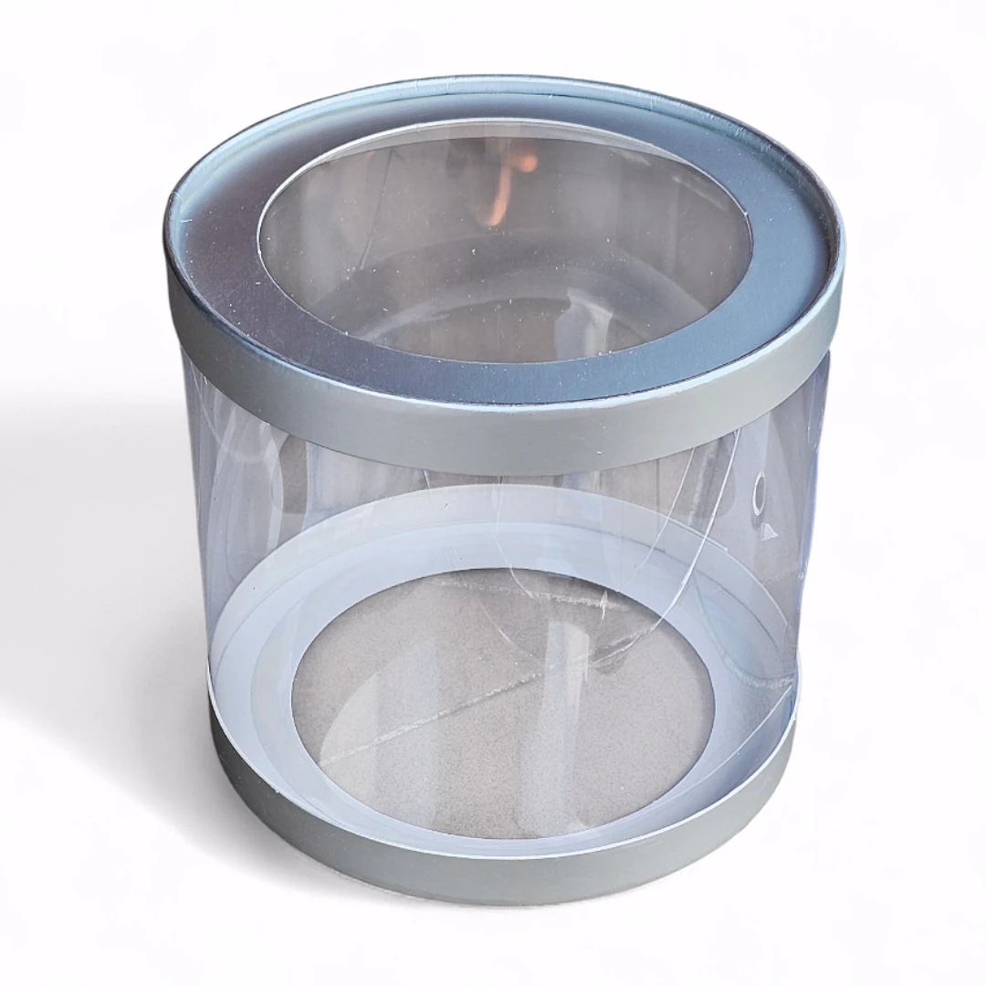 Asetat kutu Gümüş 1 adet 