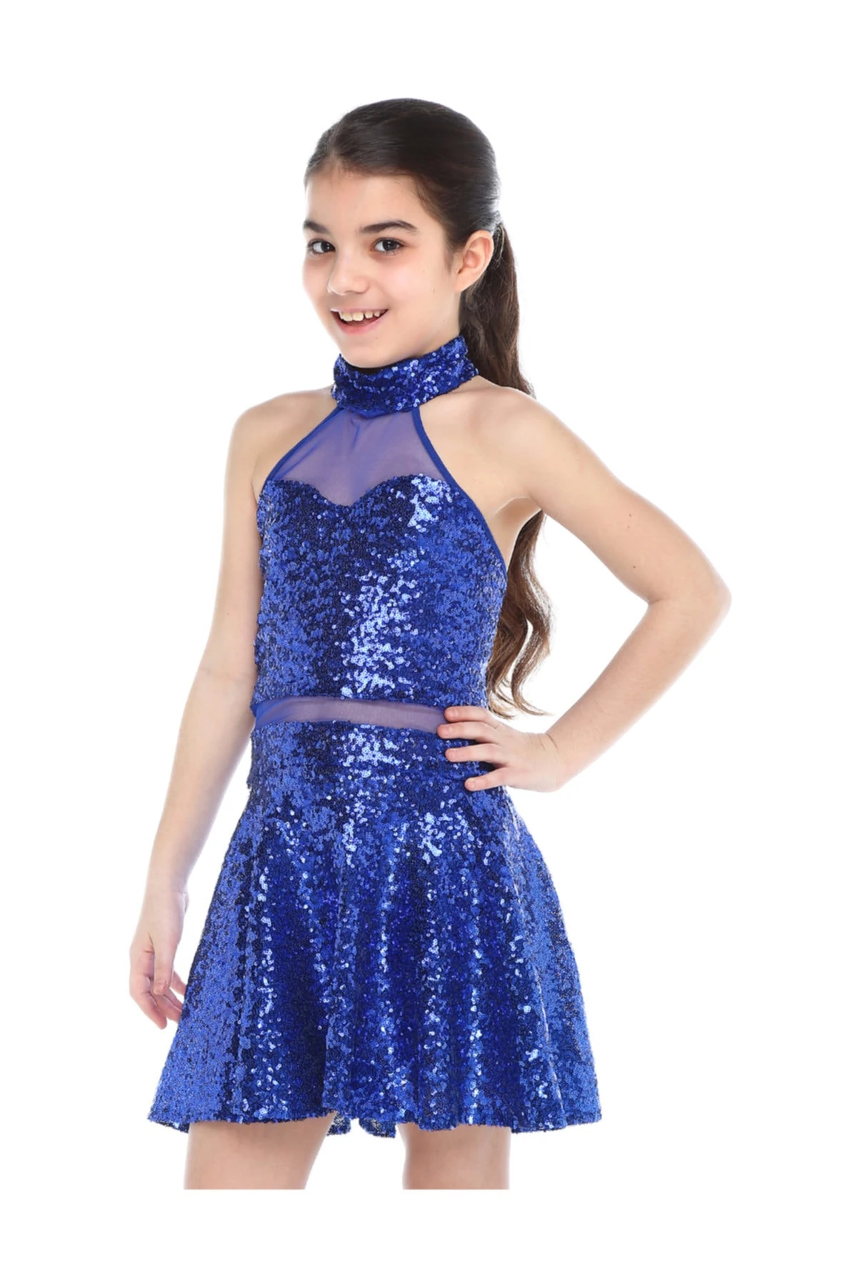 Çocuk Dans Kostümü (mavi)