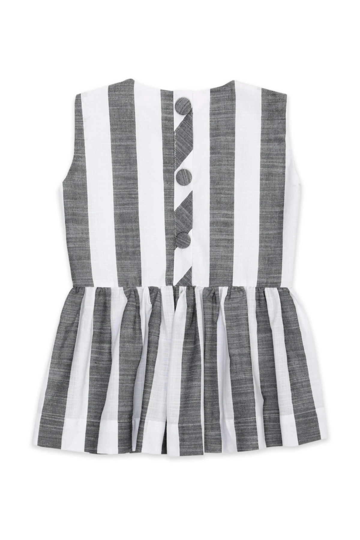 Dikey Çizgili Elbise