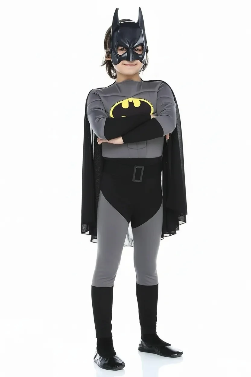 Kaslı Batman Çocuk Kostümü
