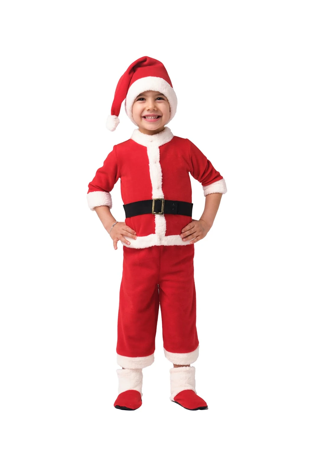 Erkek Çocuk Noel Baba 5 li Yılbaşı Kostümü