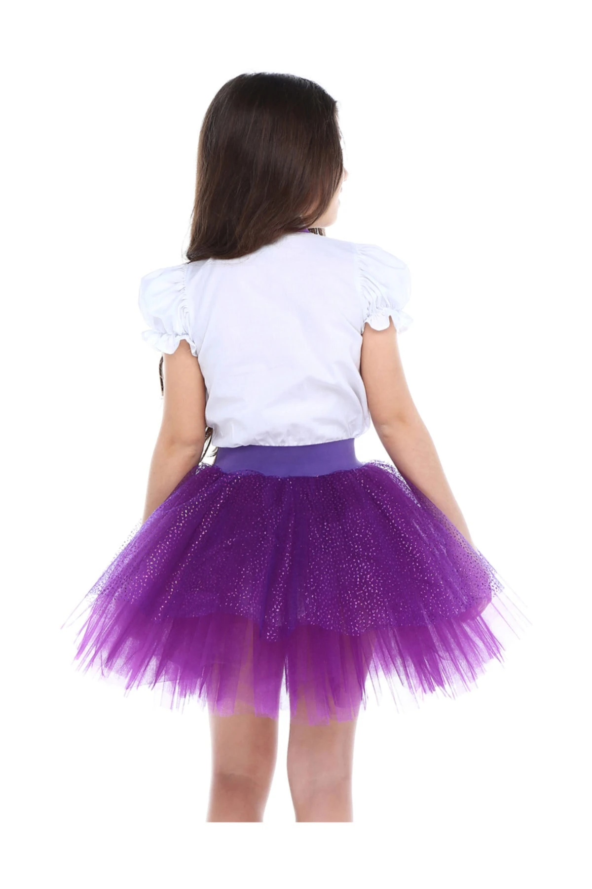 Kız Çocuk Tütü Etek +Gömlek Takımı