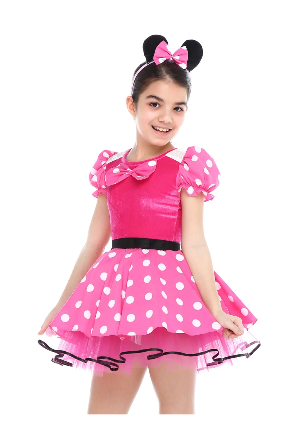 Pembe Minnie Mouse Kostümü