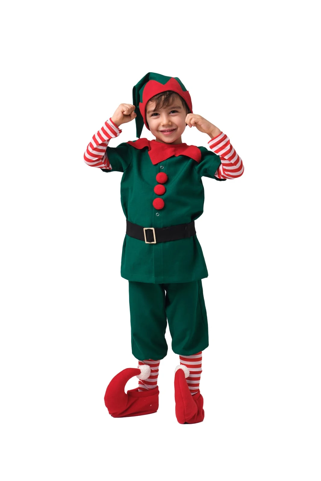 Erkek Çocuk Noel Cini Elf Kostümü