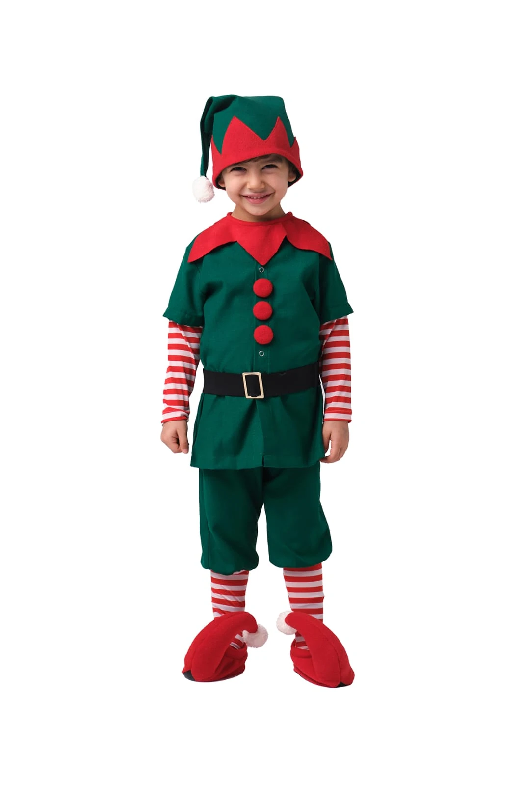 Erkek Çocuk Noel Cini Elf Kostümü