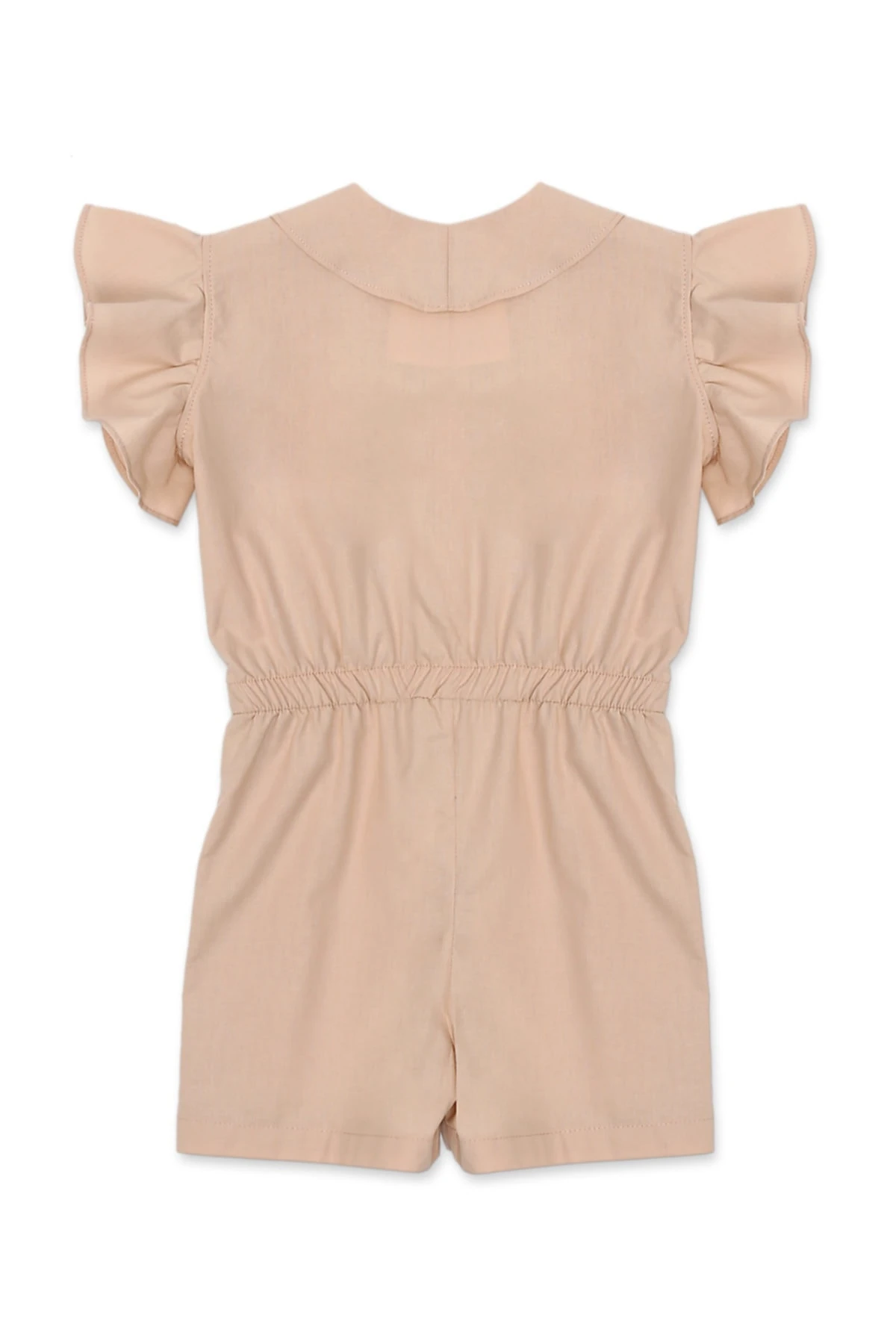 Kız Çocuk Bej Şort Tulum