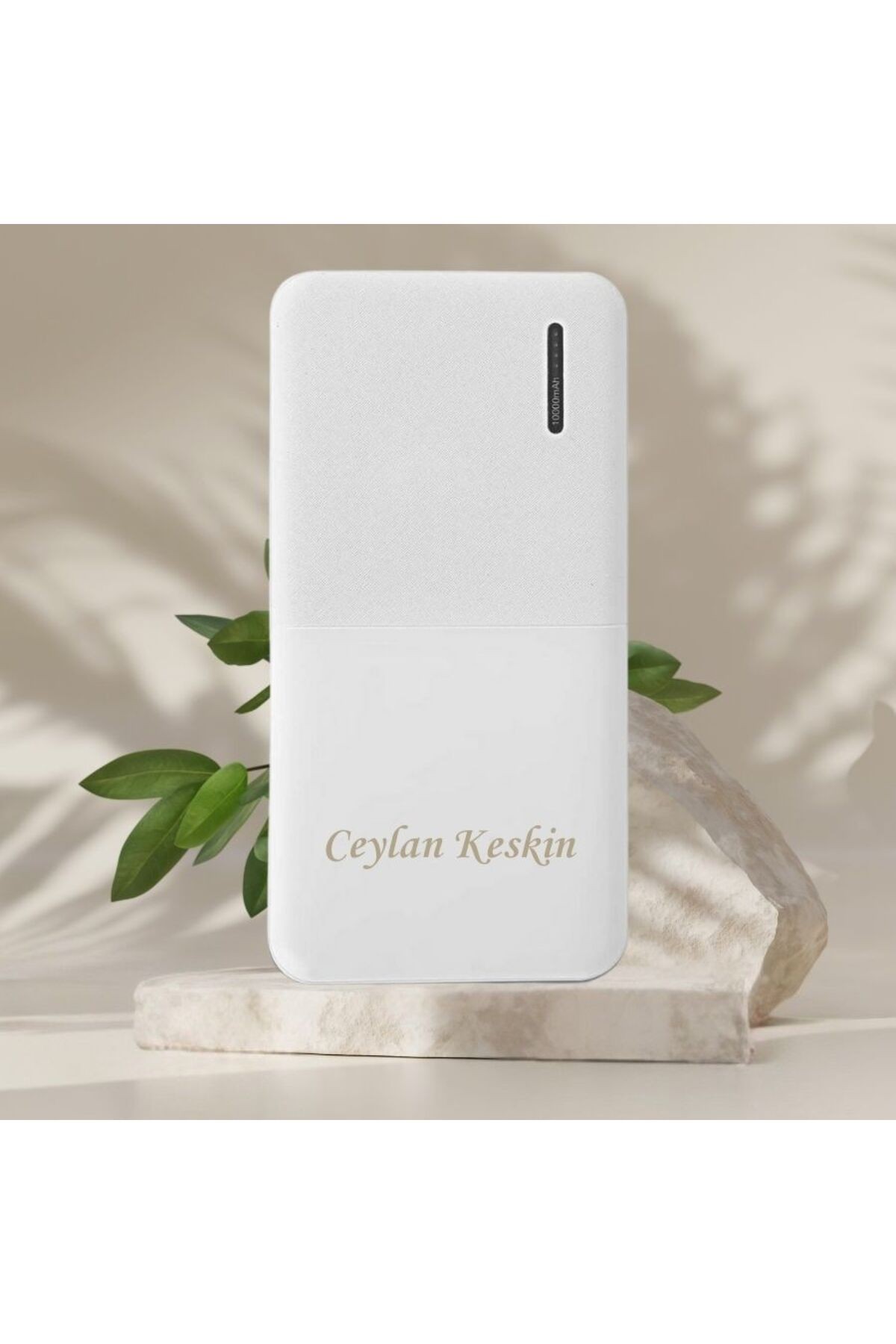 KİŞİYE ÖZEL İSİM BASKILI ŞARJ GÖSTERGELİ PD HIZLI ŞARJ POWERBANK