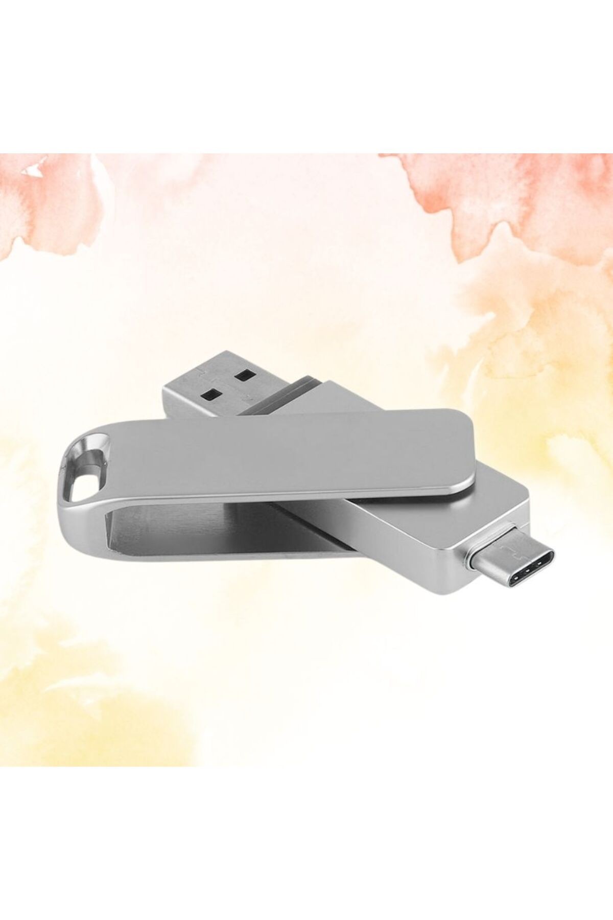 KİŞİYE ÖZEL İSİM BASKILI METAL KUTULU TYPE-C OTG USB BELLEK