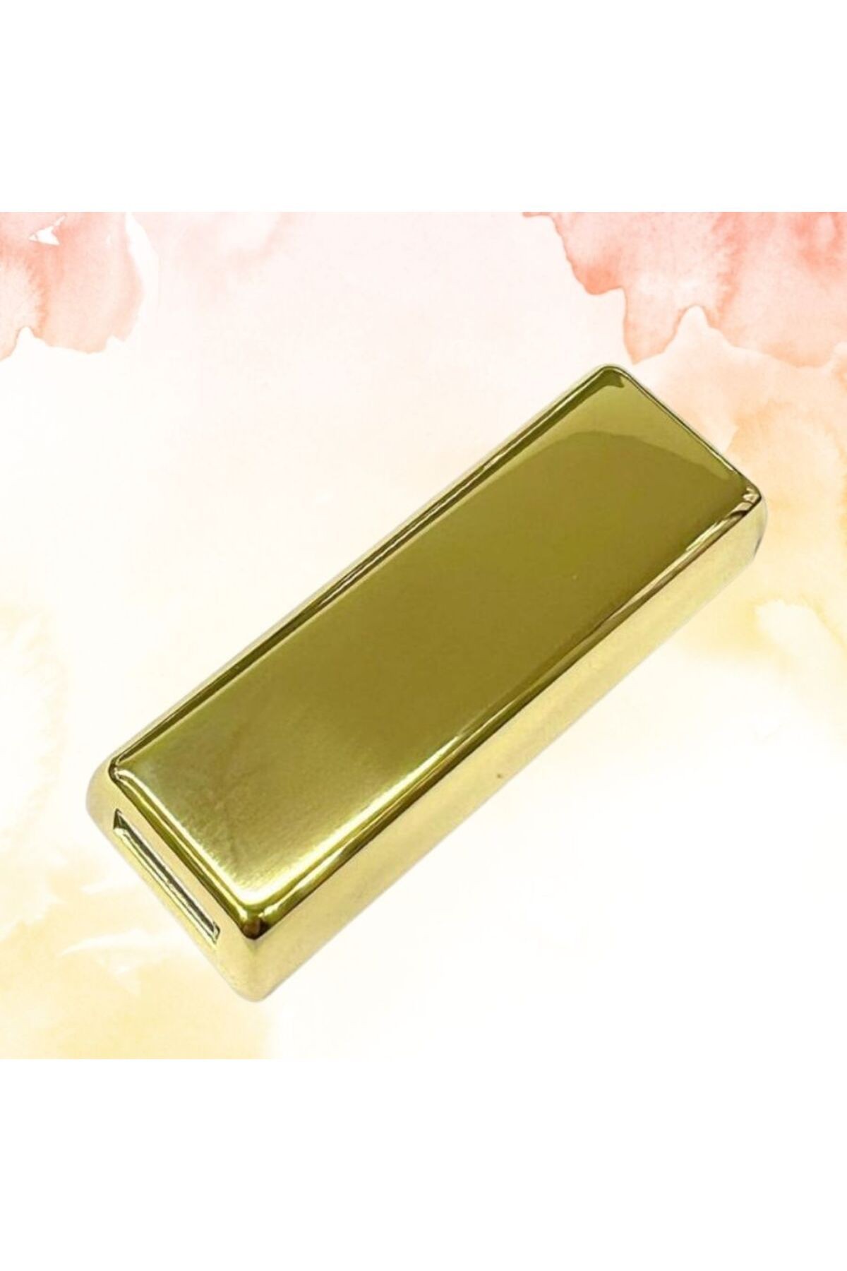 KİŞİYE ÖZEL İSİM BASKILI ALTIN RENKLİ METAL KUTULU ALTIN KÜLÇE USB BELLEK 64 GB