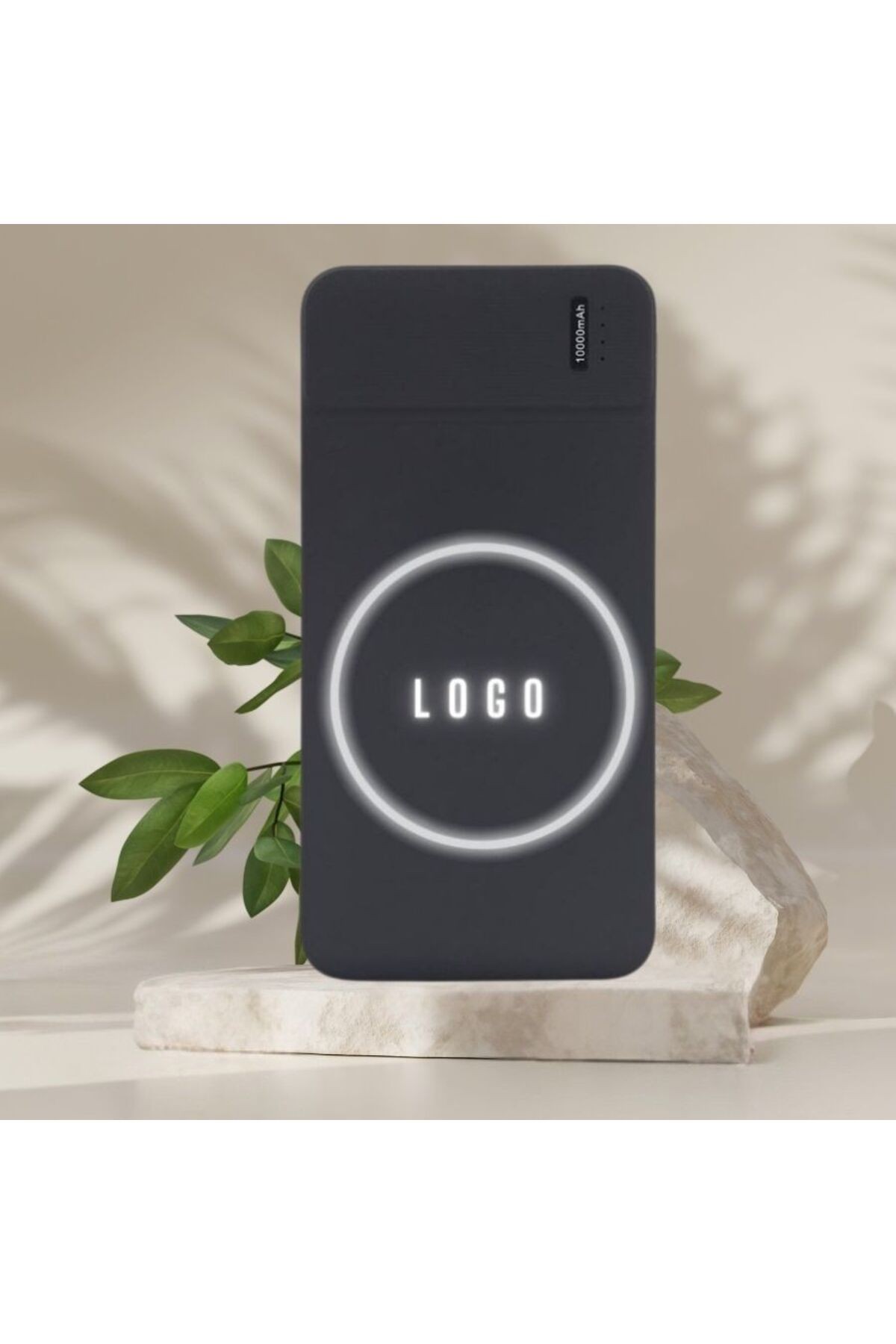 KİŞİYE ÖZEL İSİM BASKILI IŞIKLI ÇİFT USB ÇIKIŞLI POWERBANK