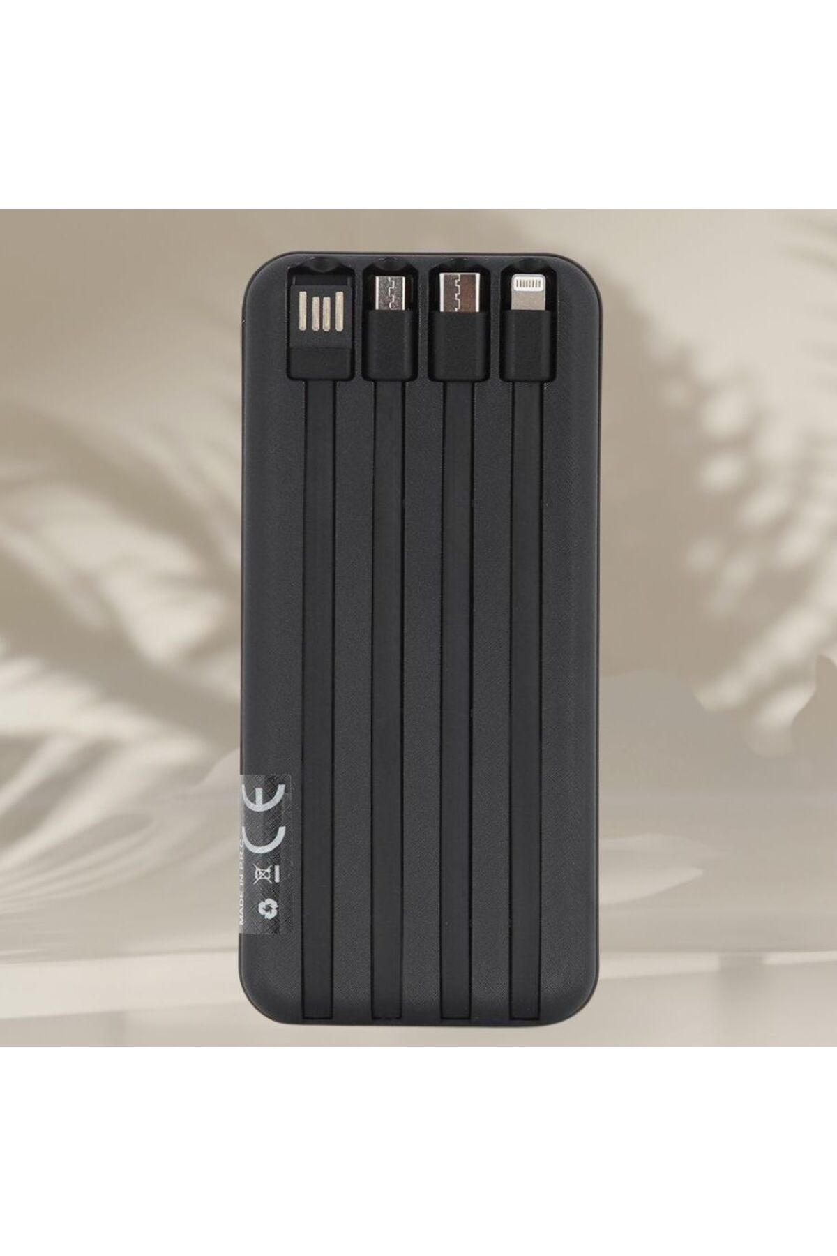 KİŞİYE ÖZEL İSİM BASKILI AKILLI LED GÖSTERGELİ KABLOSUZ POWERBANK