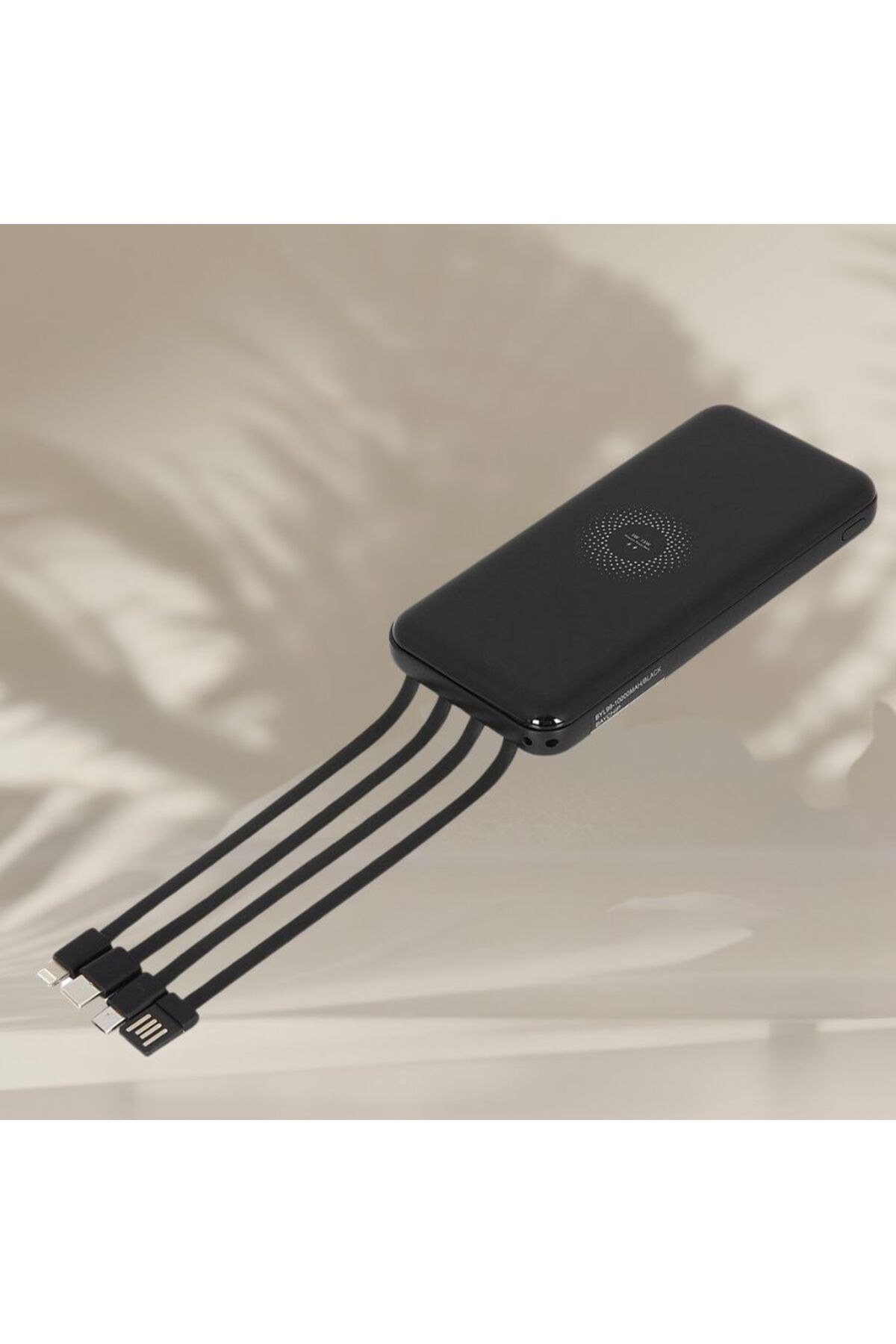 KİŞİYE ÖZEL İSİM BASKILI AKILLI LED GÖSTERGELİ KABLOSUZ POWERBANK