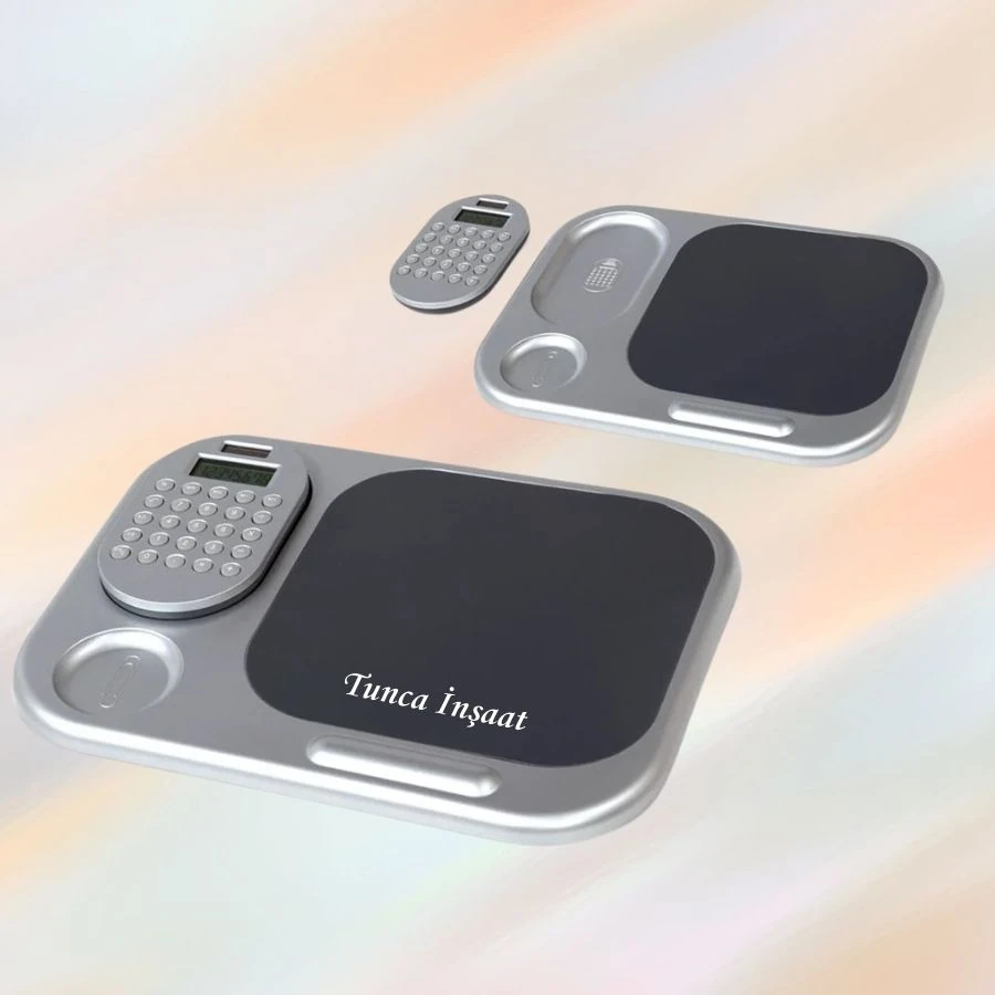 HEDİYESİBİZDEN KİŞİYE ÖZEL İSİM BASKILI HESAP MAKİNALI MOUSE PAD