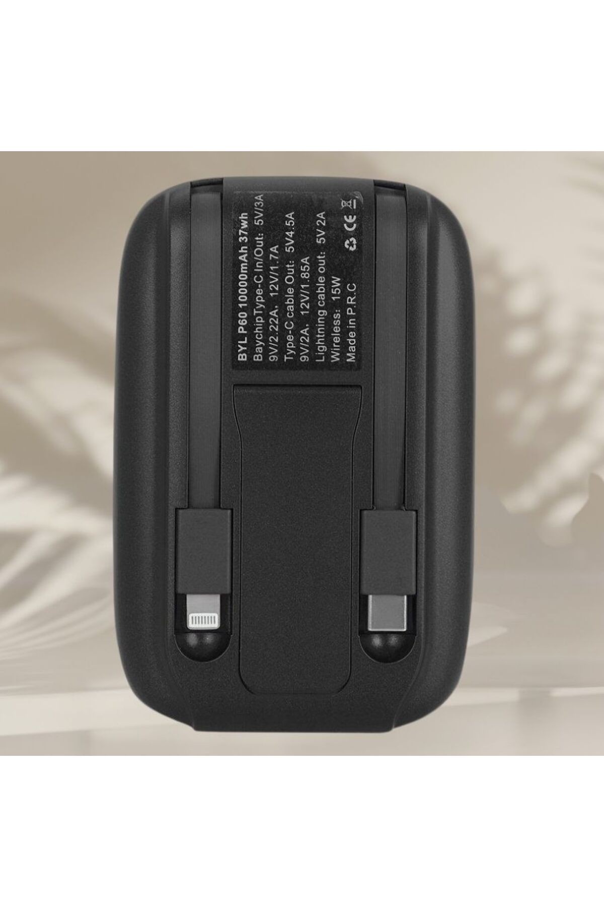 KİŞİYE ÖZEL İSİM BASKILI HIZLI ŞARJ KABLOSUZ TELEFON STANDLI POWERBANK