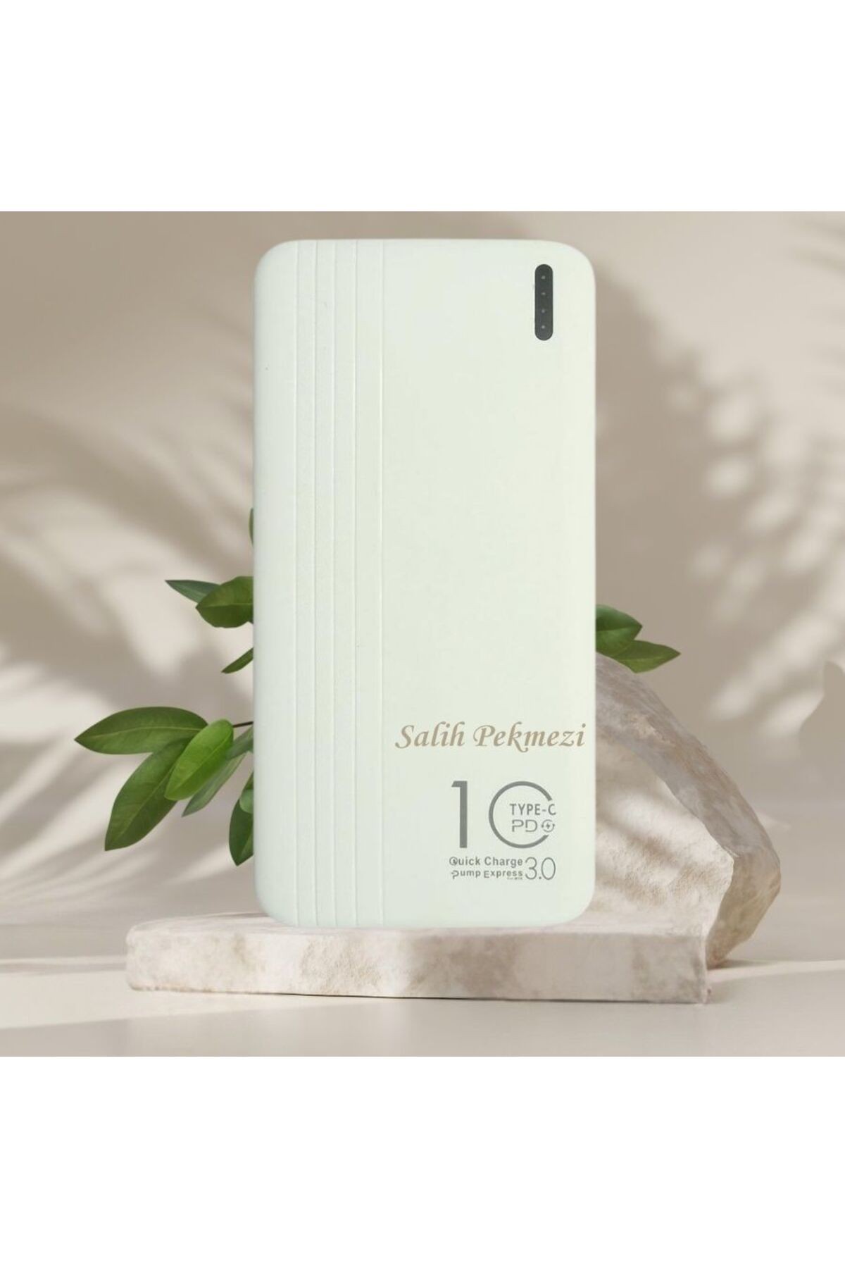 KİŞİYE ÖZEL İSİM BASKILI LED IŞIK GÖSTERGELİ HIZLI ŞARJ POWERBANK