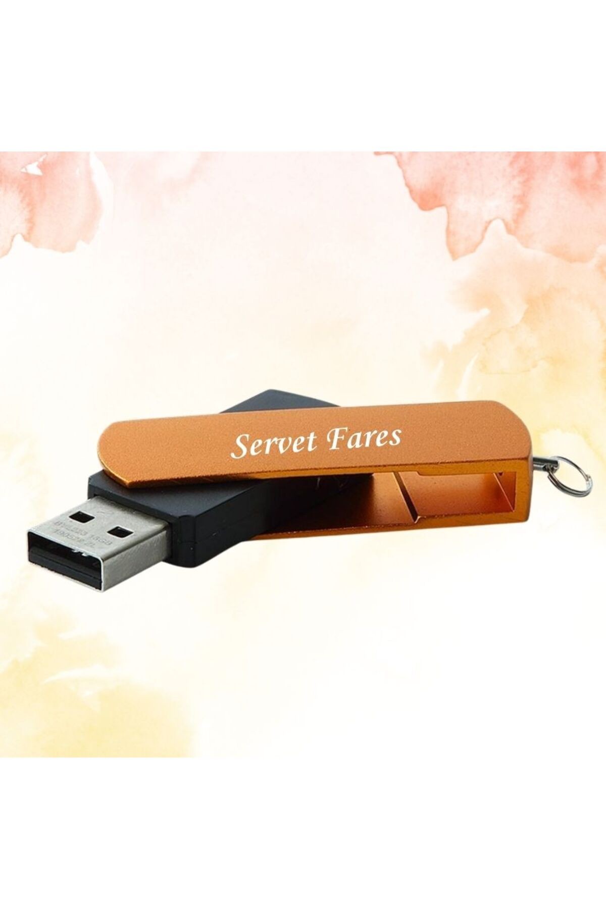 KİŞİYE ÖZEL İSİM BASKILI PLASTİK KUTULU USB BELLEK