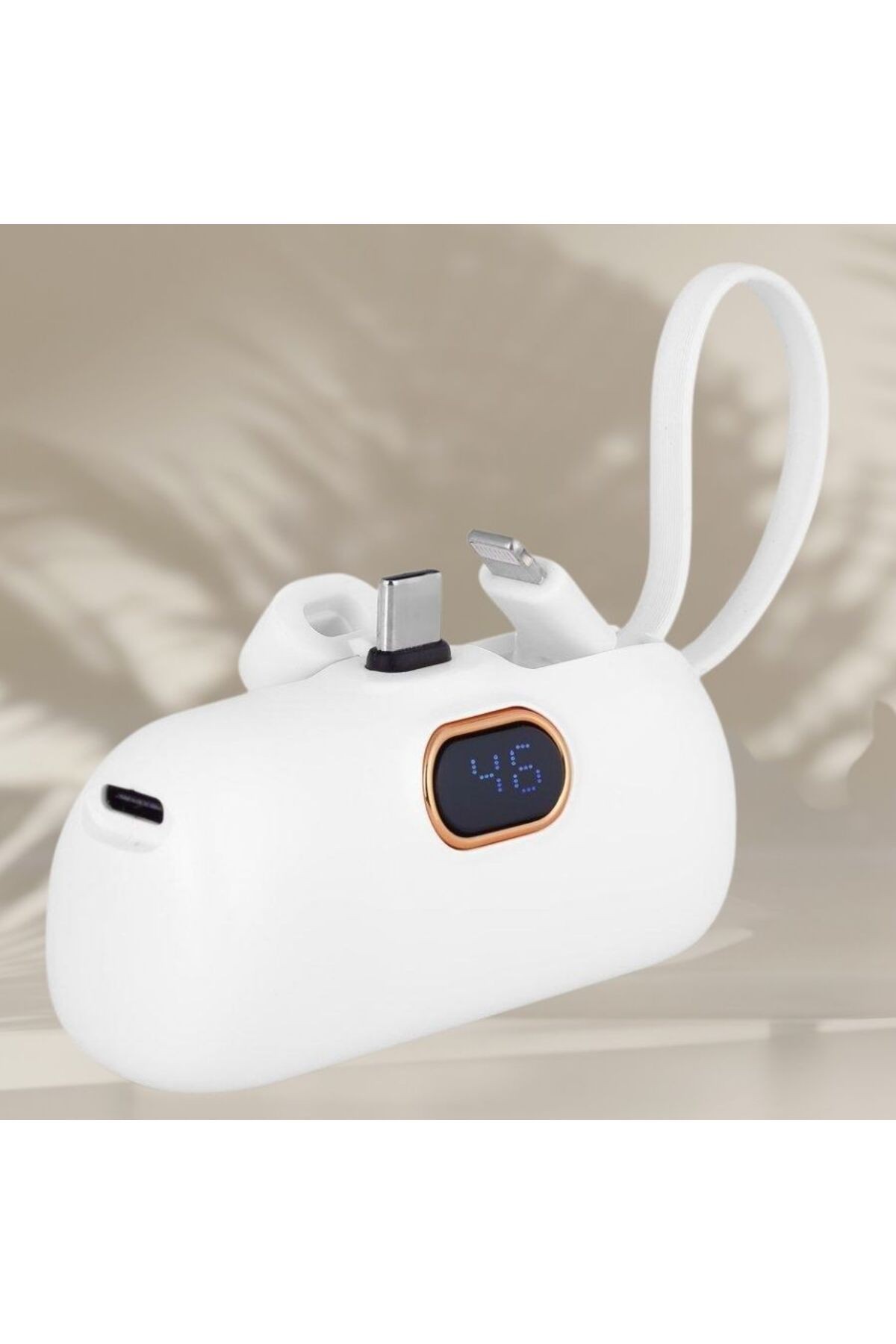 KİŞİYE ÖZEL İSİM BASKILI DİJİTAL EKRAN ŞARJ GÖSTERGELİ POWERBANK