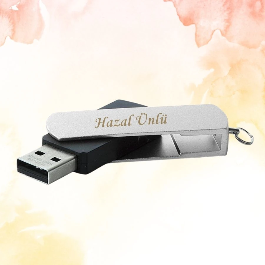 KİŞİYE ÖZEL İSİM BASKILI PLASTİK KUTULU USB BELLEK 2.0 16GB