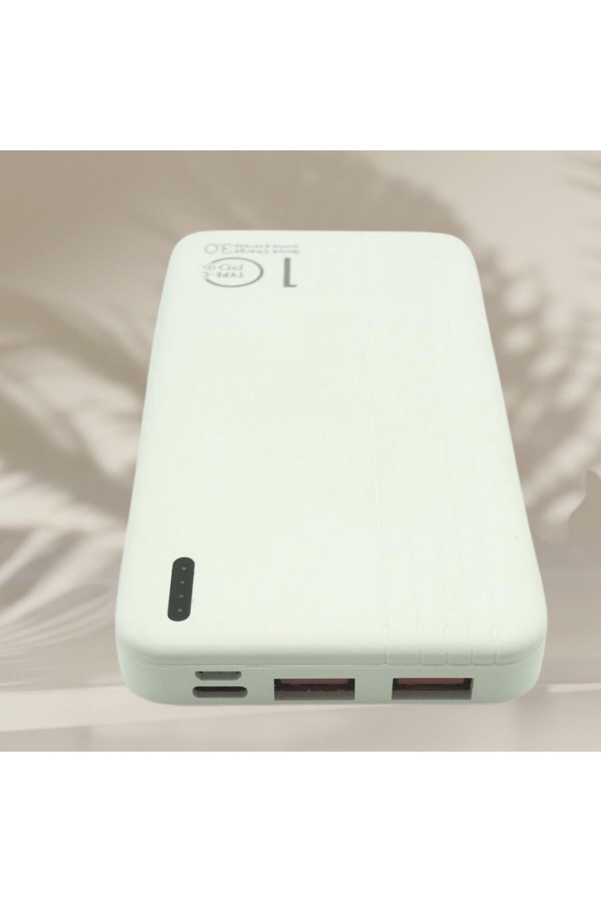 KİŞİYE ÖZEL İSİM BASKILI LED IŞIK GÖSTERGELİ HIZLI ŞARJ POWERBANK