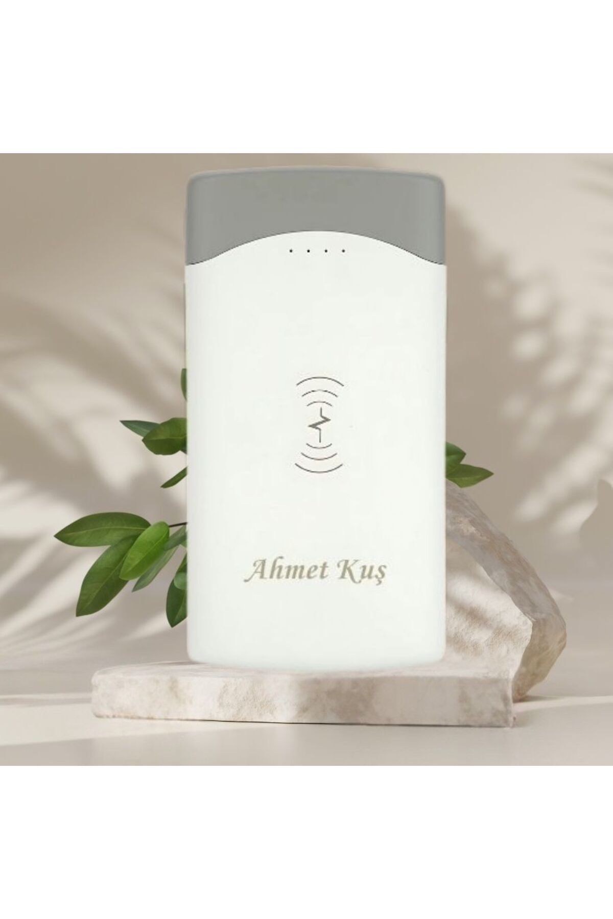 KİŞİYE ÖZEL İSİM BASKILI KABLOSUZ WİRELESS POWERBANK