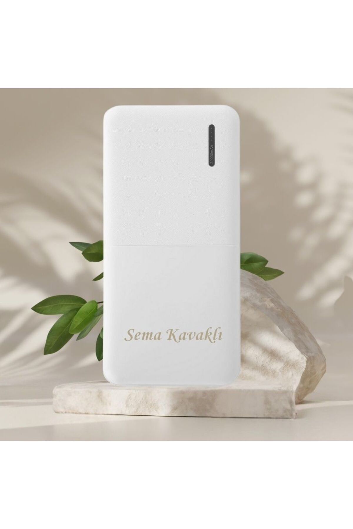 KİŞİYE ÖZEL İSİM BASKILI ŞARJ GÖSTERGELİ PD HIZLI ŞARJ POWERBANK