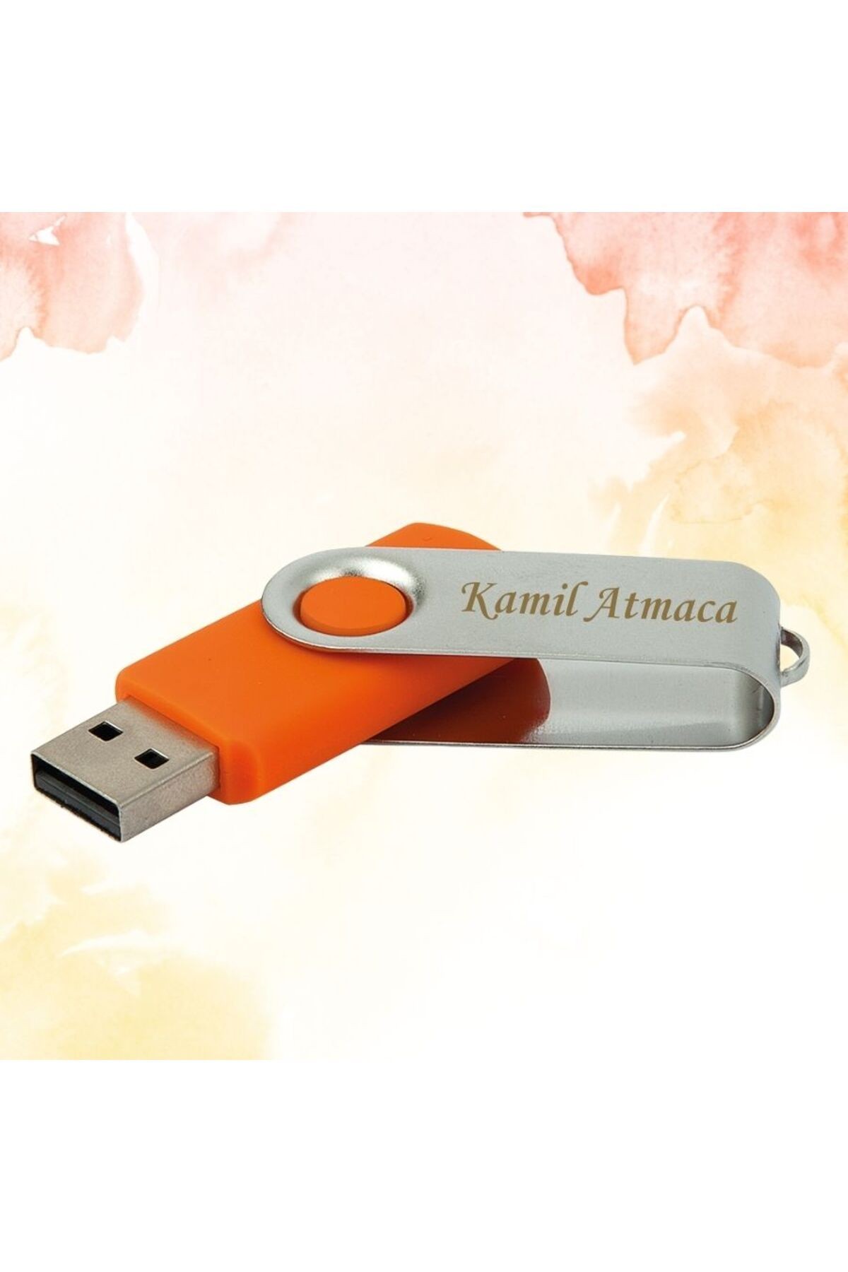 KİŞİYE ÖZEL İSİM BASKILI PLASTİK KUTULU USB BELLEK 2.0