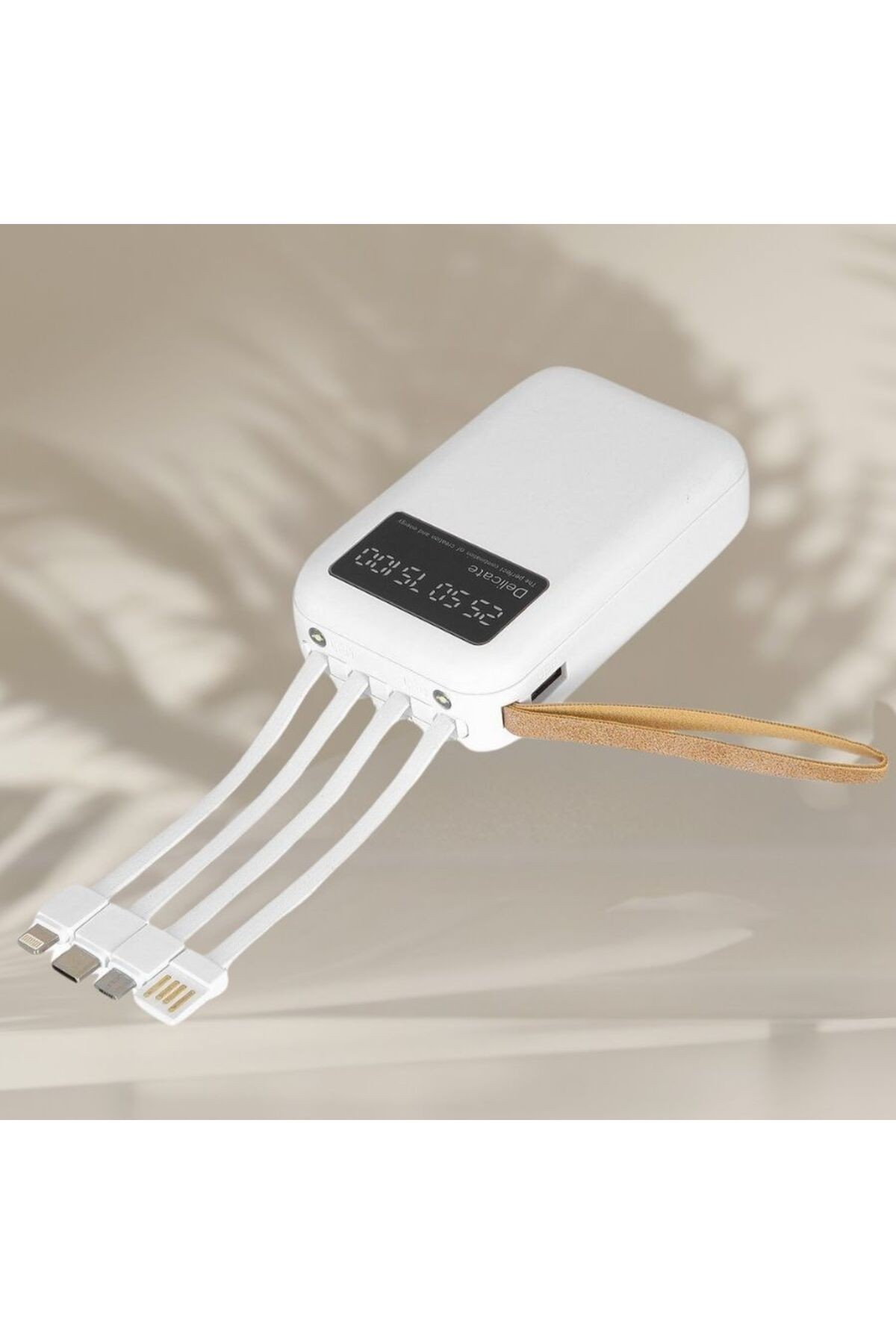 KİŞİYE ÖZEL İSİM BASKILI DİJİTAL ENERJİ GÖSTERGELİ POWERBANK