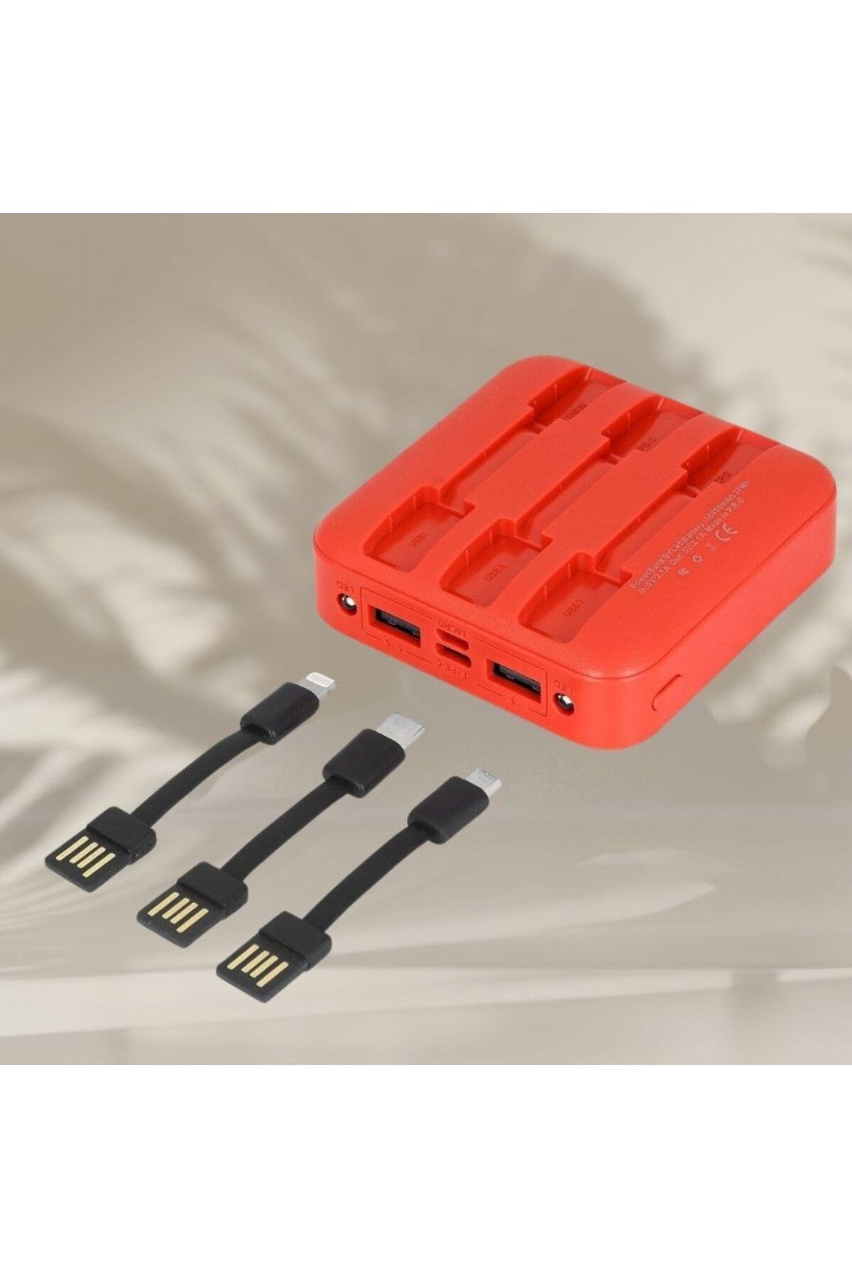 KİŞİYE ÖZEL İSİM BASKILI LED IŞIKLI HIZLI ŞARJ POWERBANK