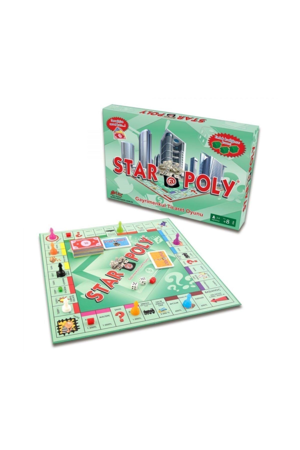 Poly Emlak Alım Satım Oyunu Orjinal Kutulu Star Poly Emlak Alım Satım Oyunu Orjinal
