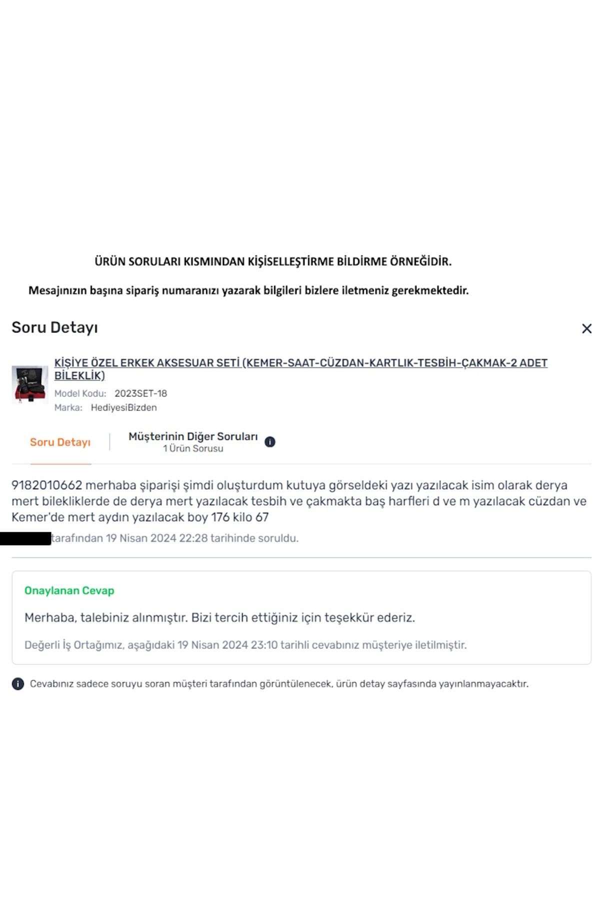Kişiye Özel İsim Baskılı Erkek Hediye Seti (Kemer-Cüzdan-Kalem)