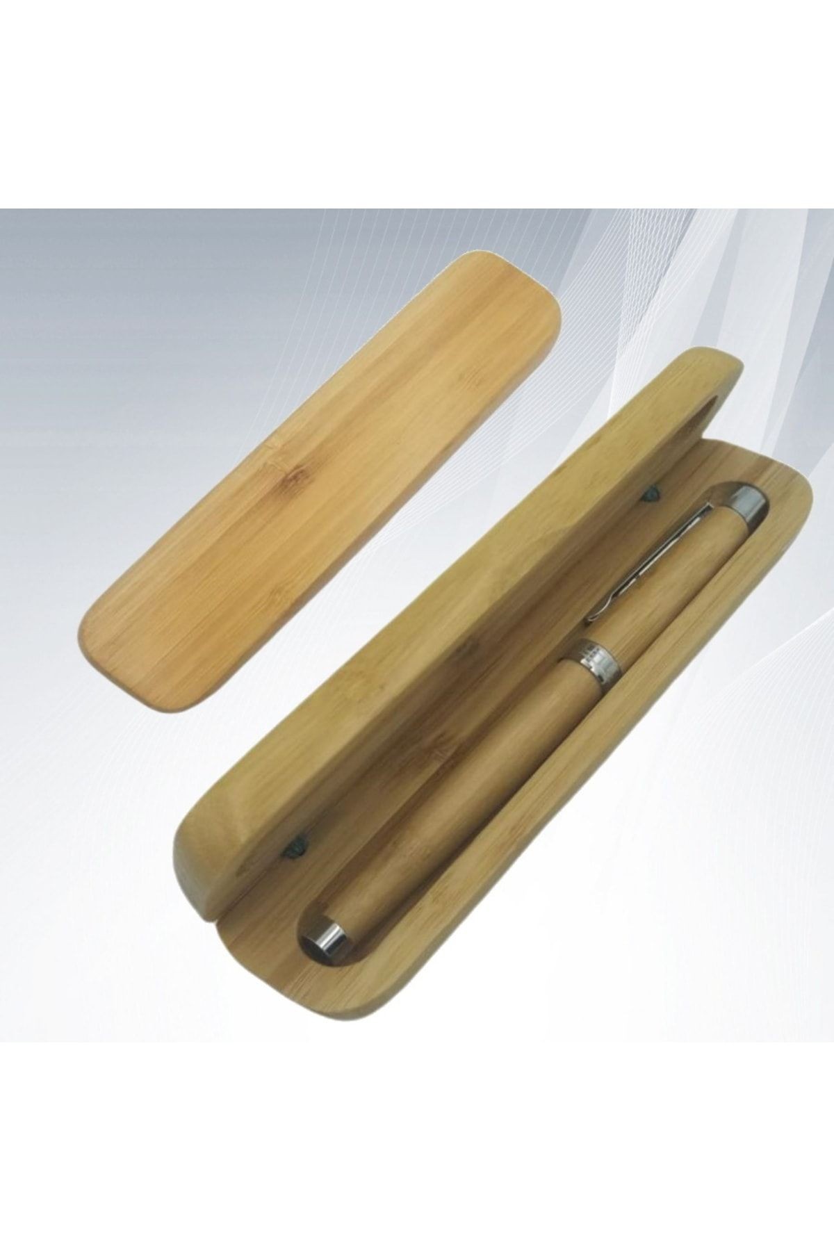 Bambu Kutulu Bambu Ahşap Roller Set