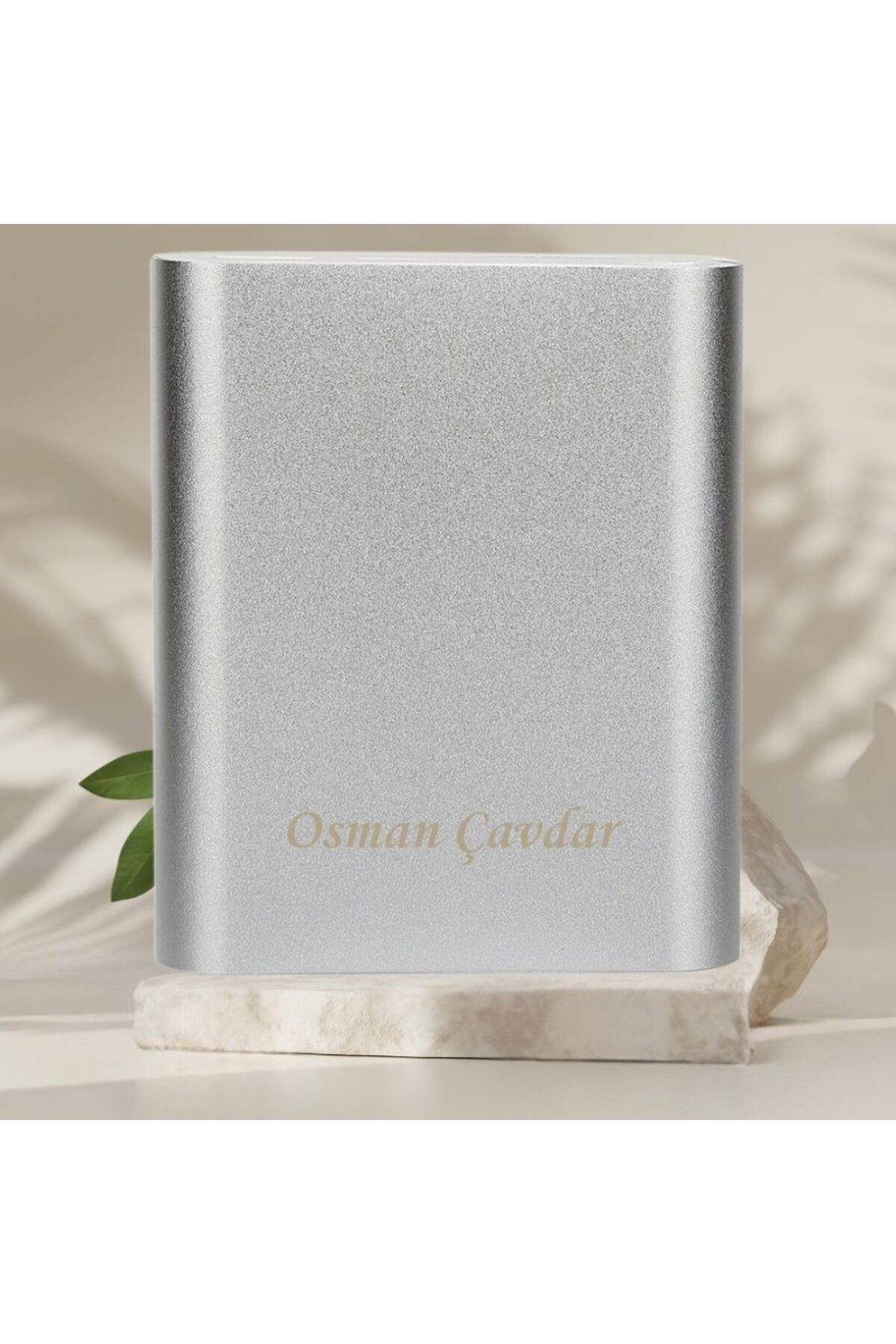 KİŞİYE ÖZEL İSİM BASKILI DÖRT LED GÖSTERGELİ POWERBANK