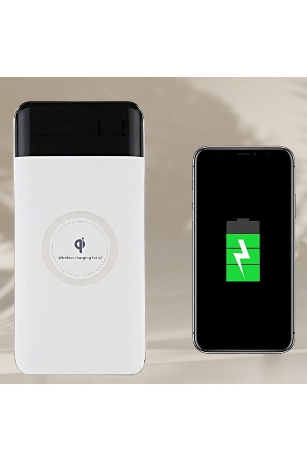 KİŞİYE ÖZEL İSİM BASKILI KABLOSUZ POWERBANK