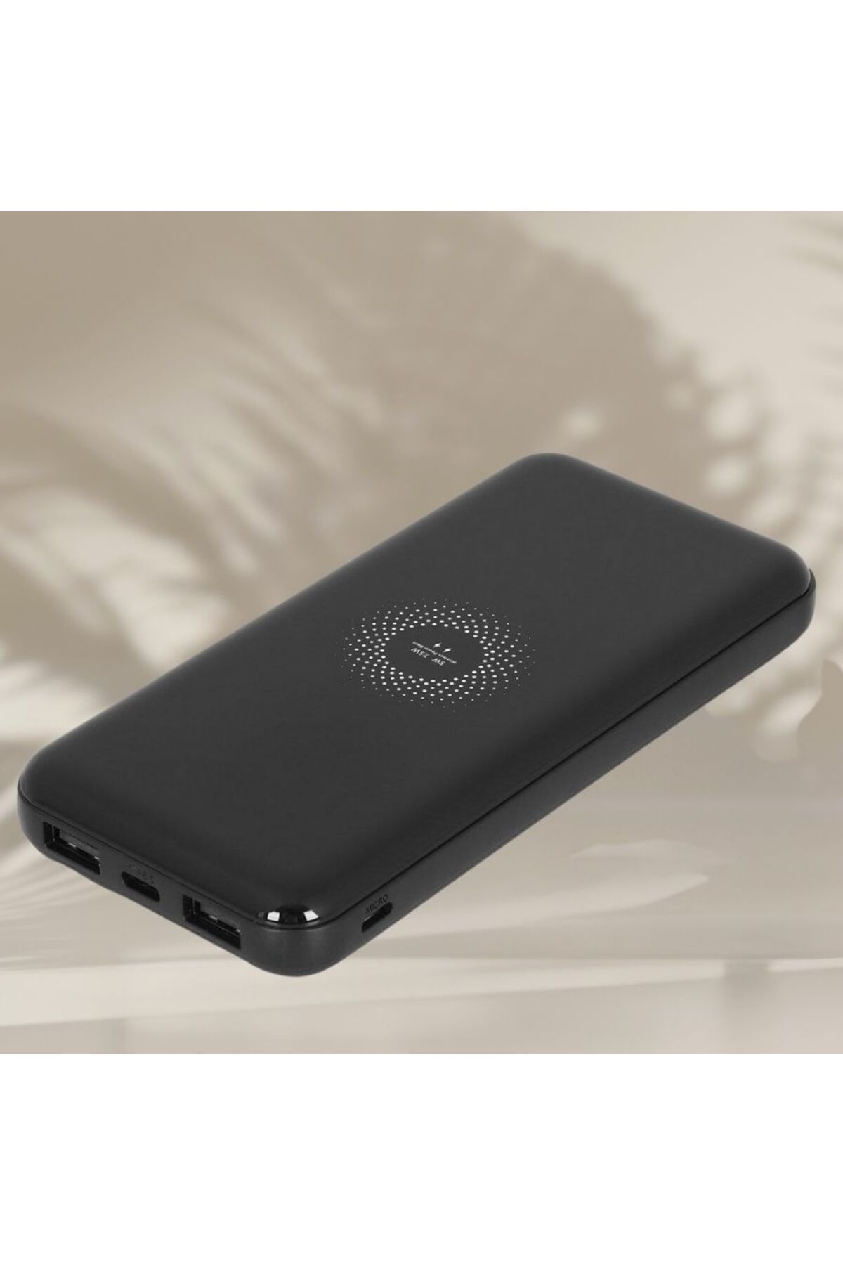 KİŞİYE ÖZEL İSİM BASKILI AKILLI LED GÖSTERGELİ KABLOSUZ POWERBANK