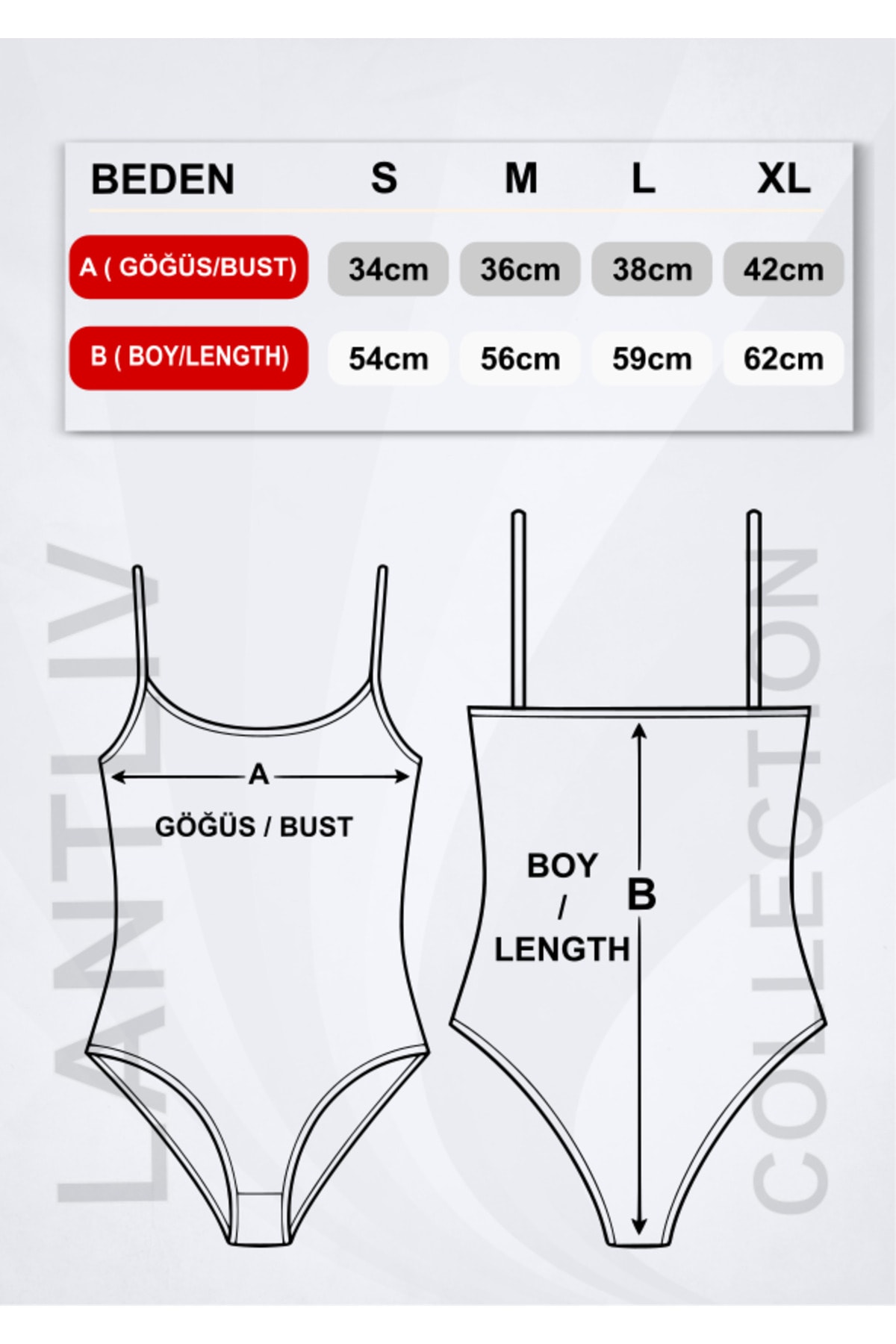 %95 Pamuk %5 Elastik İp Askılı Çıtçıtlı Kadın Body Zıbın, Kadın Bodysuit